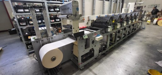 Flexo and label printing machine